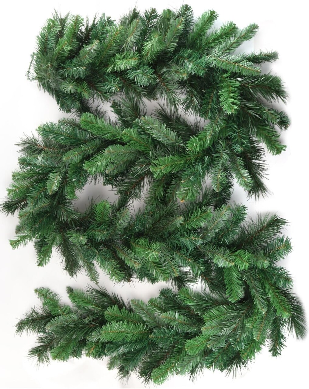 12-Pack: 9ft Deluxe Evergreen Garland with 190 Tips by Floral Home®, Floral Home by Artificial Flowers